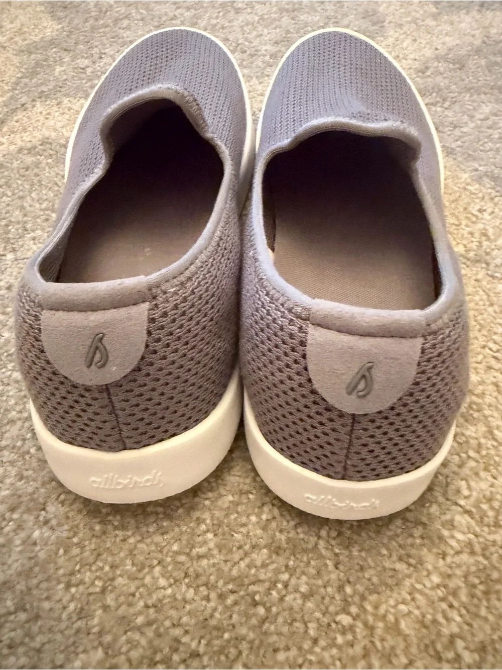 Allbirds Tree Loungers Men’s 9 Gray Slip On Sneakers Eucalyptus Knit Comfort